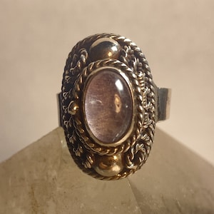 Poison ring Taxco Mexico sterling silver women girls size 8.50