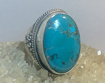 ターコイズリング ボヘミアン スターリングシルバー レディース メンズ