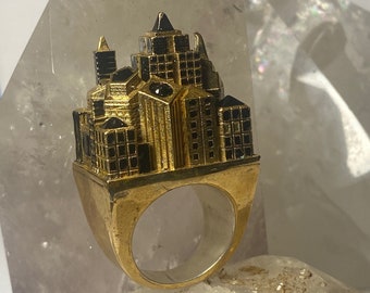Paisaje de la ciudad tamaño del anillo 11.25 edificios jungla urbana banda arquitectónica