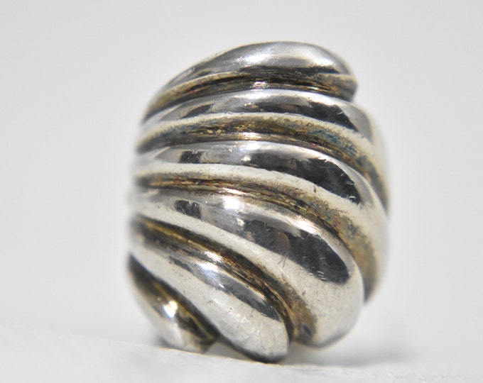 Vintage Chunky Band Size 4 Plus Vintage Chunky Ring Size 4 Pinky Ring Size 4 Pinky Band Size 4 Sterling Silver Ring Size 4