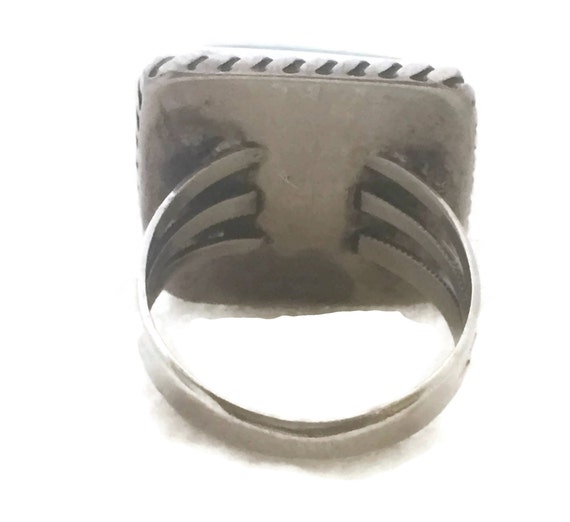 Vintage Sterling Silver Ring Native American Ring… - image 10