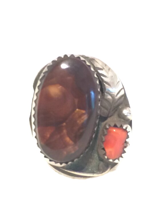 Vintage Sterling Silver Ring Southwestern Ring Men