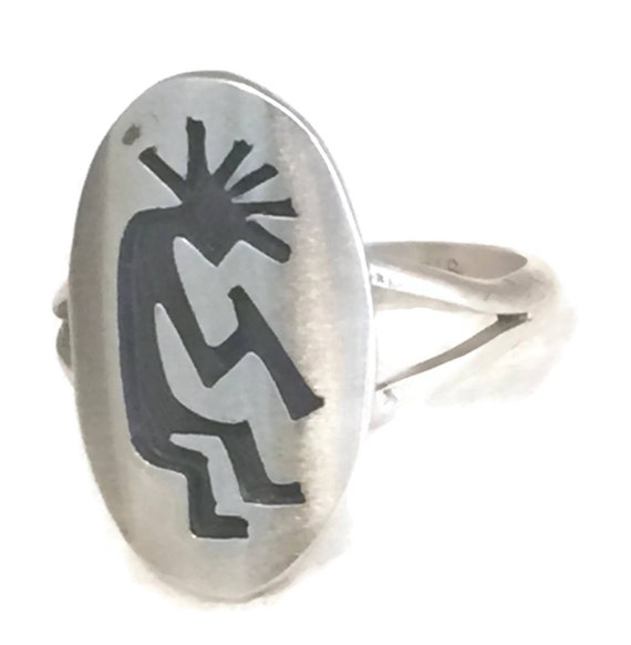 Vintage Sterling Silver Ring Women Fertility Hand… - image 8
