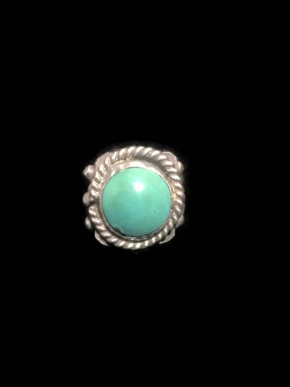 Turquoise Ring Woman Navajo Ring Woman Southwest … - image 1