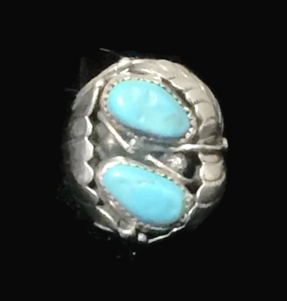 Men Turquoise Ring Men Navajo Ring Size 12 Southwe
