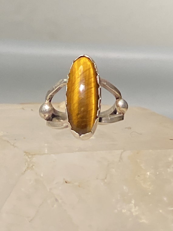 Tiger eye ring southwest sterling silver women - image 1