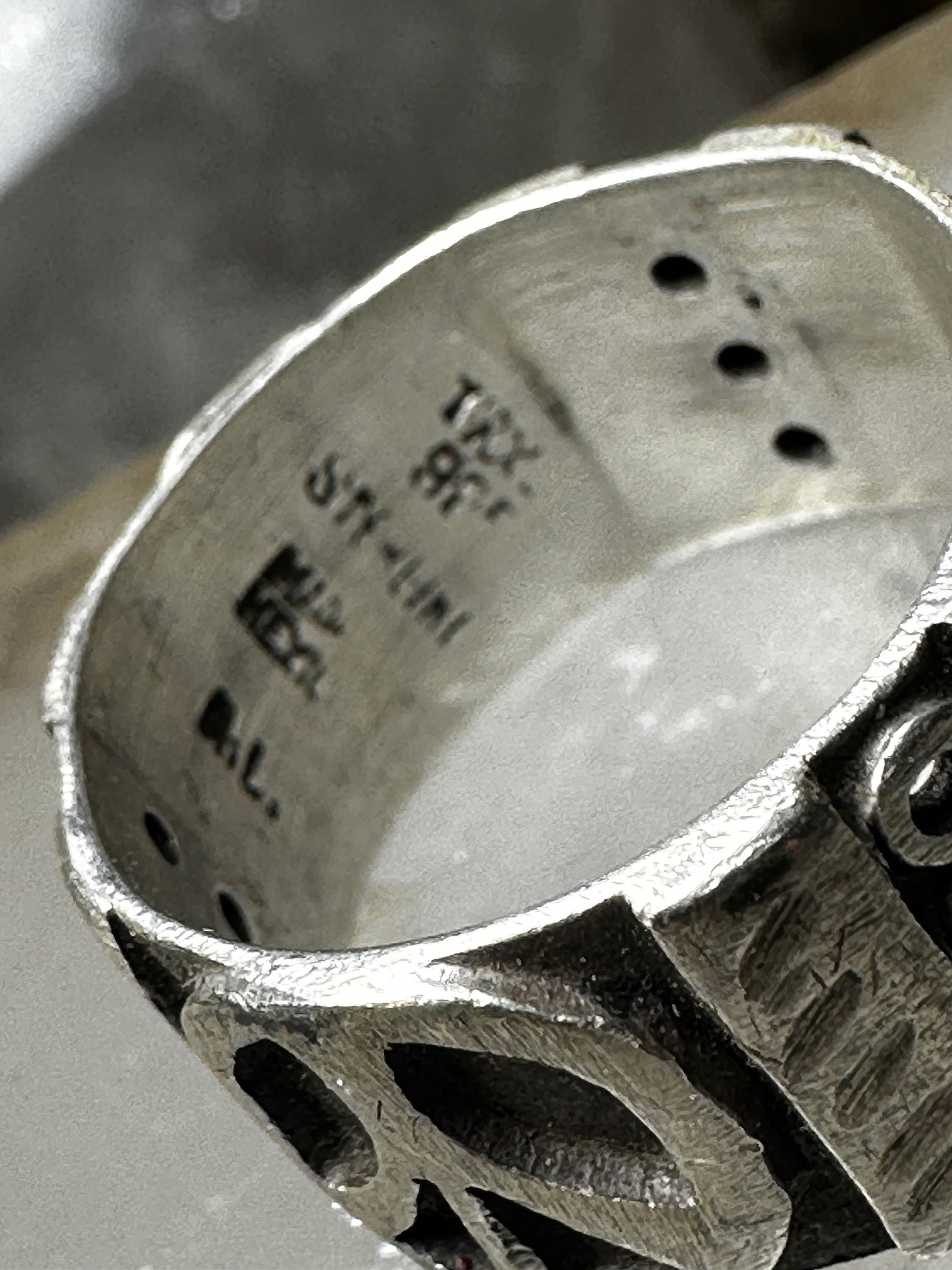 Peace Ring Taxco Mexico Band Size 7 Sterling Silver Women Men - Etsy