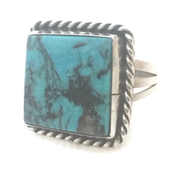 Vintage Sterling Silver Ring Native American Ring… - image 7
