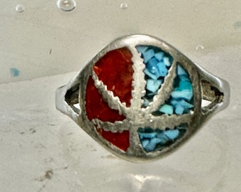 Anillo de hoja de marihuana tamaño 5.75 Festival del Renacimiento Medieval mujeres de plata de ley