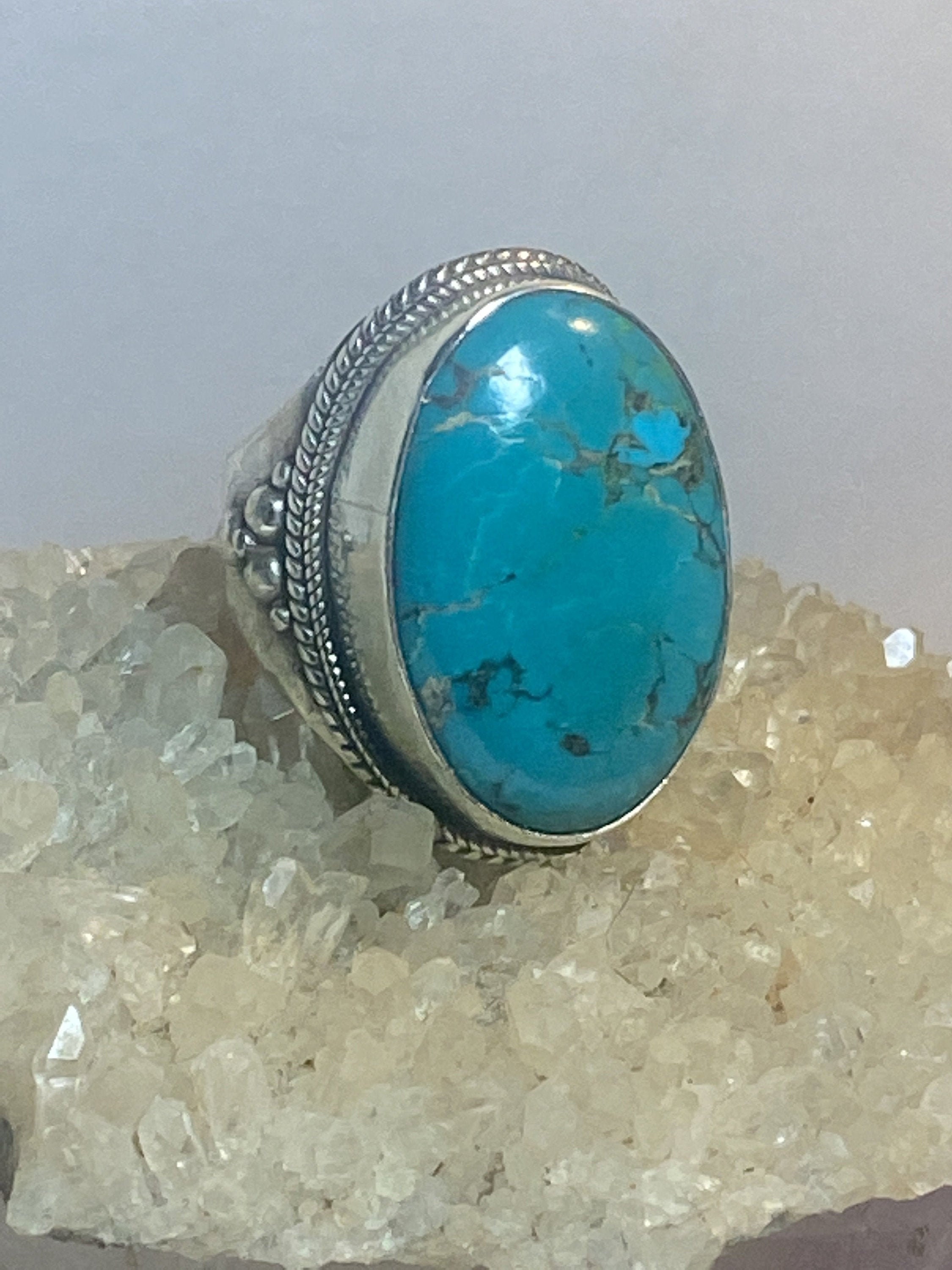 ターコイズリング ボヘミアン スターリングシルバー レディース メンズ