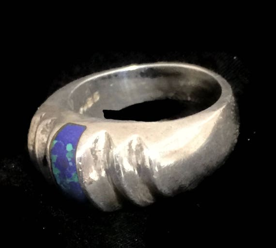 Men Azurite Ring Size 8 Plus Men Ring Size 8 Plus… - image 5