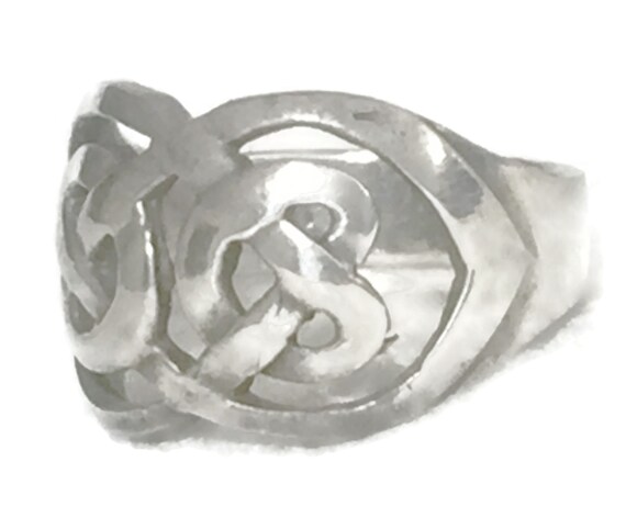 Celtic Knot Ring Size 5 Minus Celtic Knot Band Si… - image 7