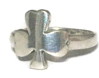 Anello Trifoglio Celtico In Argento 925 – Quadrifoglio Irlandese – Gioiello Per San Patrizio – Regalo Donna