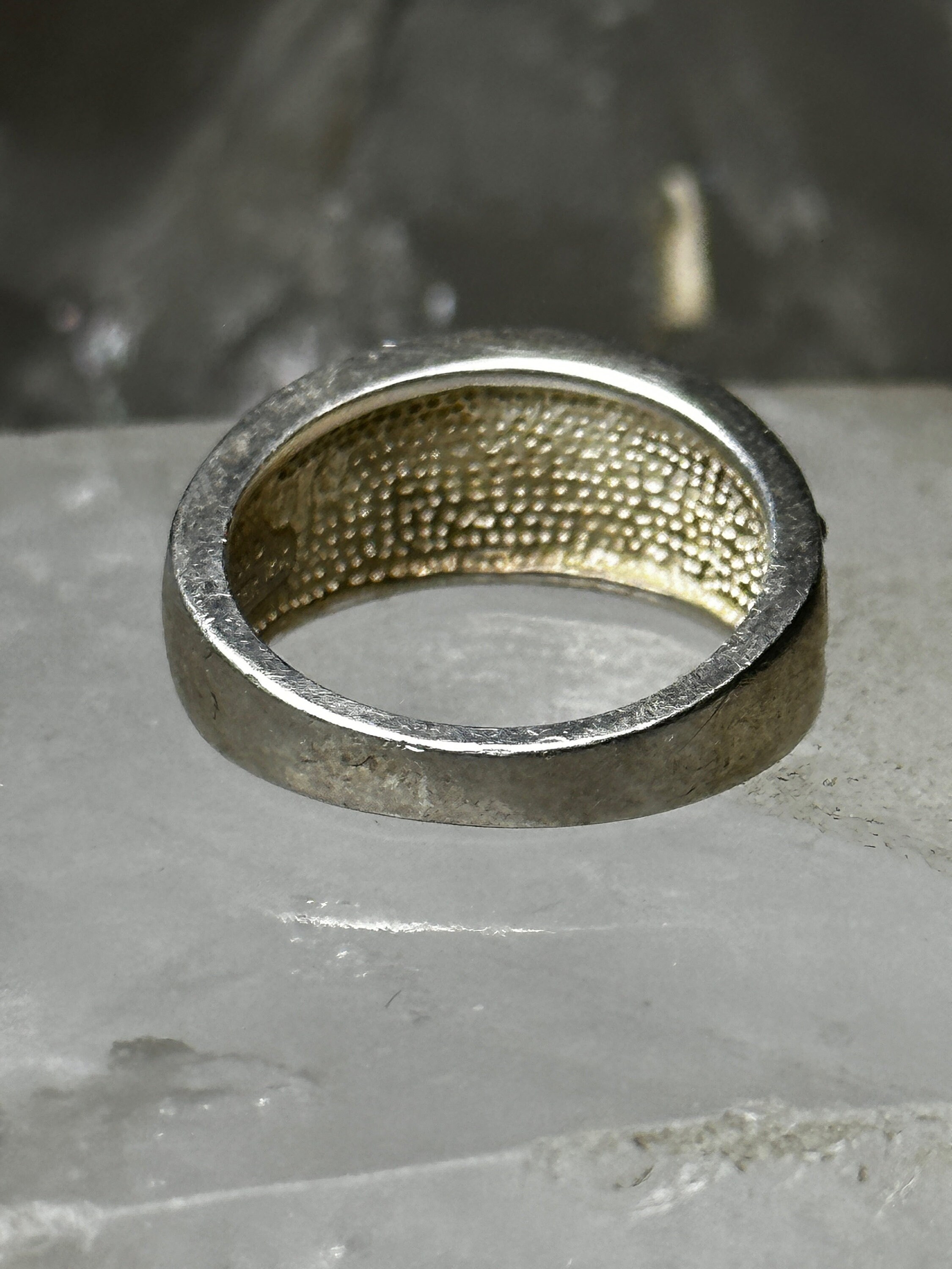 Black Hills Gold Ring Leavespinky Band Size 4.75 Sterling