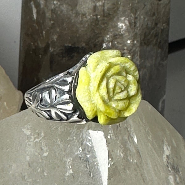 Irish Rose ring size 4.75 connemara band sterling silver women