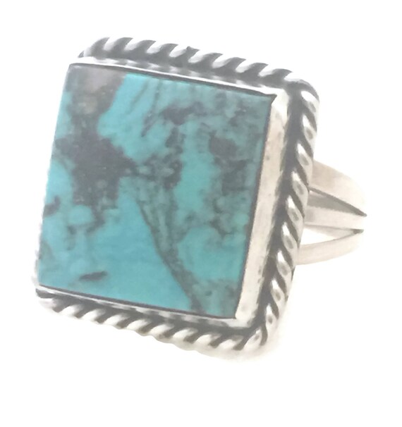 Vintage Sterling Silver Ring Native American Ring… - image 4