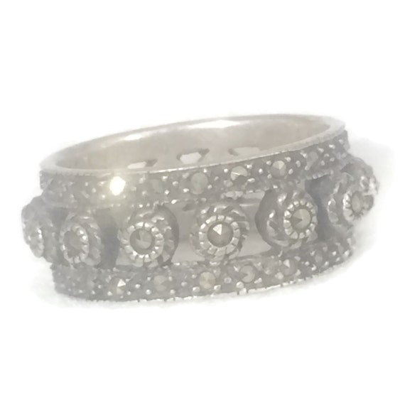Marcasite Band Size 9 Minus Marcasite Ring Size 9