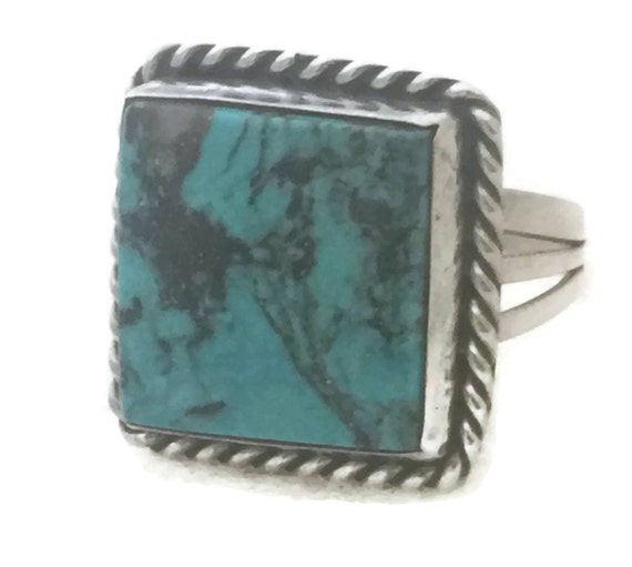 Vintage Sterling Silver Ring Native American Ring… - image 9