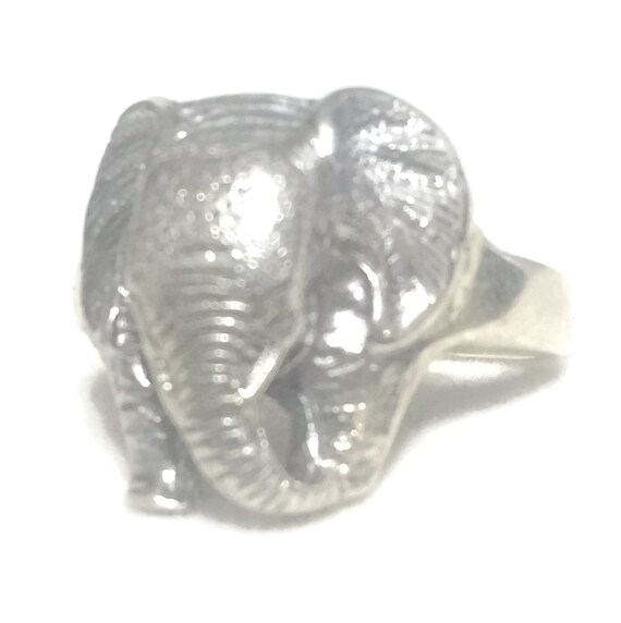 Vintage Elephant Band Size 7 Minus Elephant Ring S