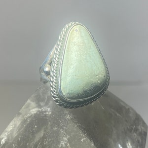 Turquoise ring size 3.50 southwest sterling silver women