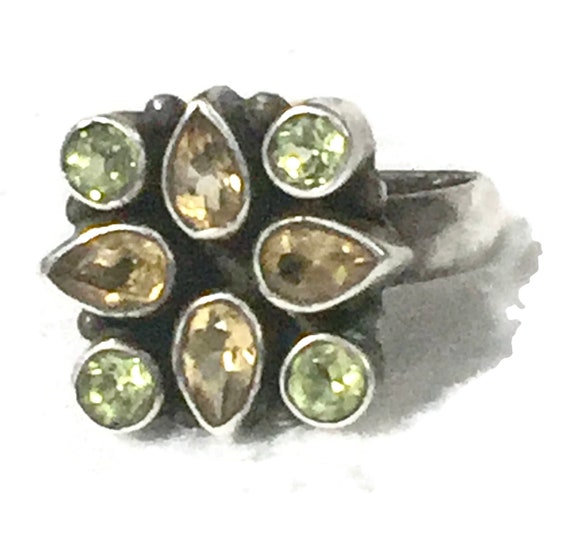 Vintage Peridot Ring Size 5 Minus Women Ring Size… - image 6