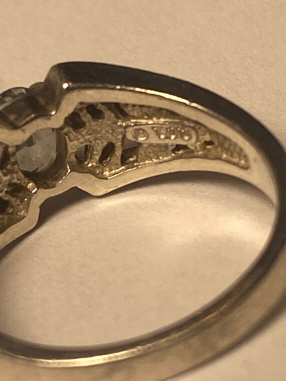 Mystic Topaz ring leaves black hills gold sterlin… - image 9