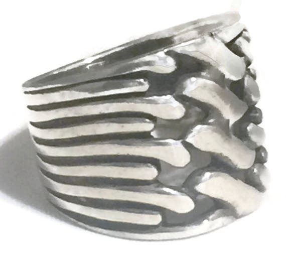Vintage Chunky Ring Size 5 Plus BoHo Ring Size 5 … - image 8