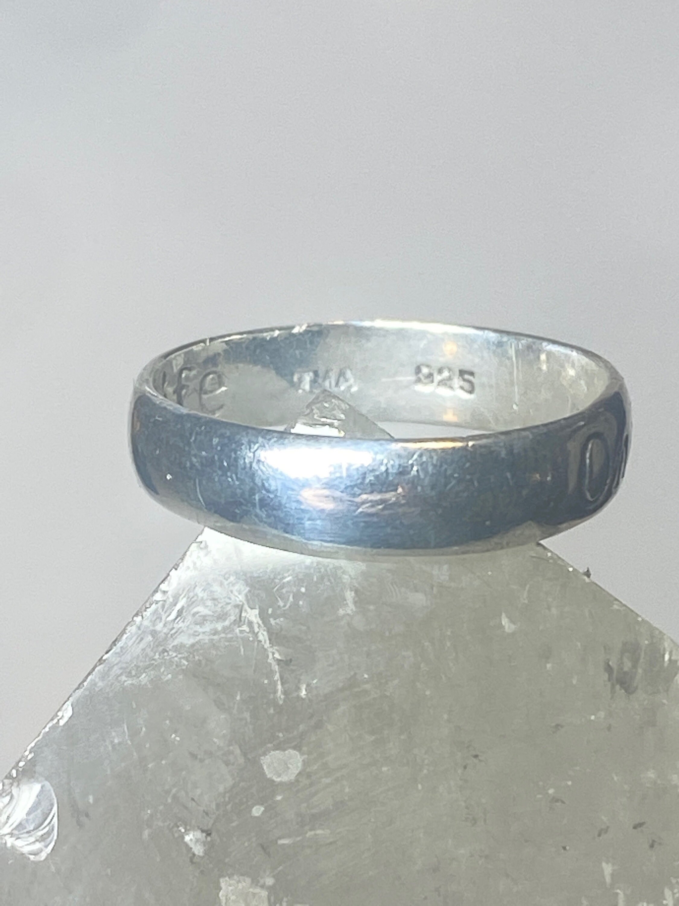 One Love One Life Ring Size 9.25 Band Words Sterling Silver - Etsy