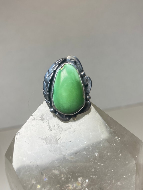 Turquoise ring Navajo southwest sterling silver w… - image 1