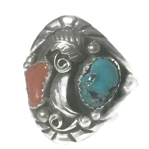 Men Navajo Ring Size 11 Plus Navajo Men Ring Size… - image 7