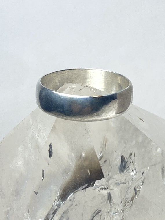 Anillo plata liso 2025 mujer