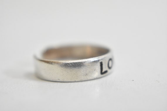 Love toe ring sterling silver friendship women gi… - image 2