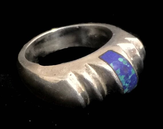 Men Azurite Ring Size 8 Plus Men Ring Size 8 Plus… - image 7