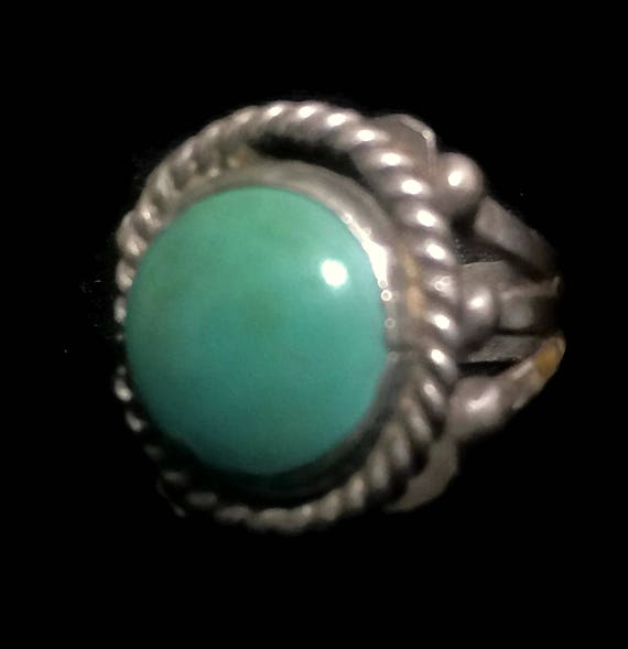 Turquoise Ring Woman Navajo Ring Woman Southwest … - image 8