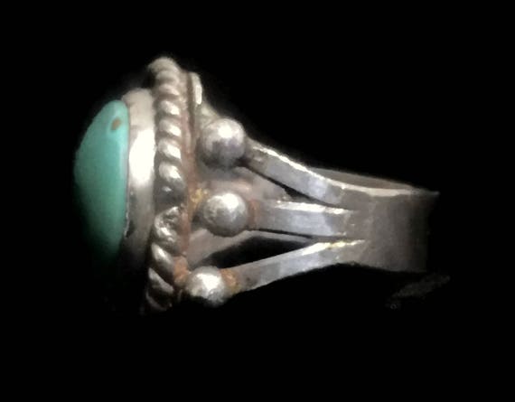 Turquoise Ring Woman Navajo Ring Woman Southwest … - image 7