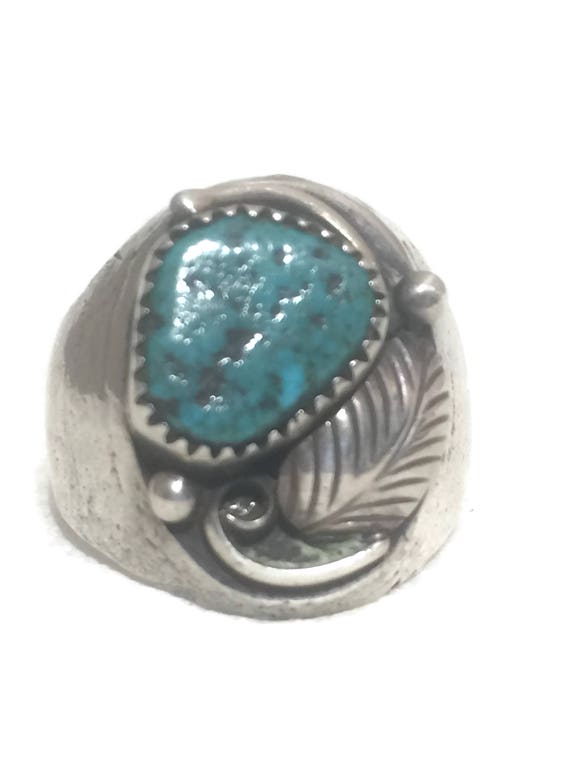 Vintage Sterling Silver Ring Native American Ring