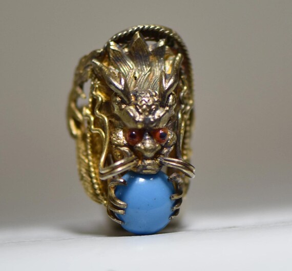 Vintage dragon sale ring