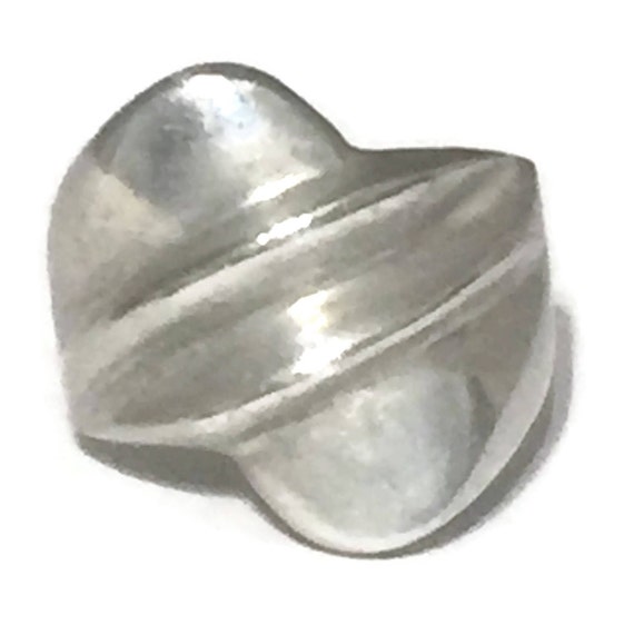 Vintage Chunky Ring Size 9 Minus Silver Mexican Ri