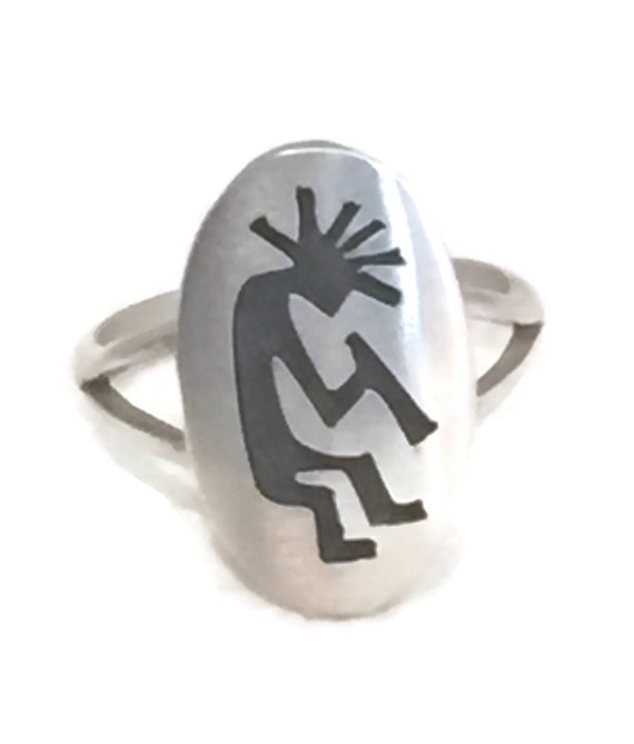 Vintage Sterling Silver Ring Women Fertility Hand… - image 2