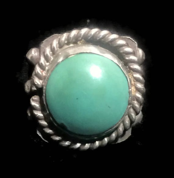 Turquoise Ring Woman Navajo Ring Woman Southwest … - image 3