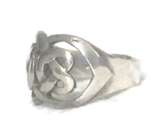 Celtic Knot Ring Size 5 Minus Celtic Knot Band Si… - image 5