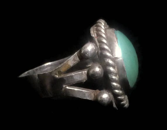 Turquoise Ring Woman Navajo Ring Woman Southwest … - image 4