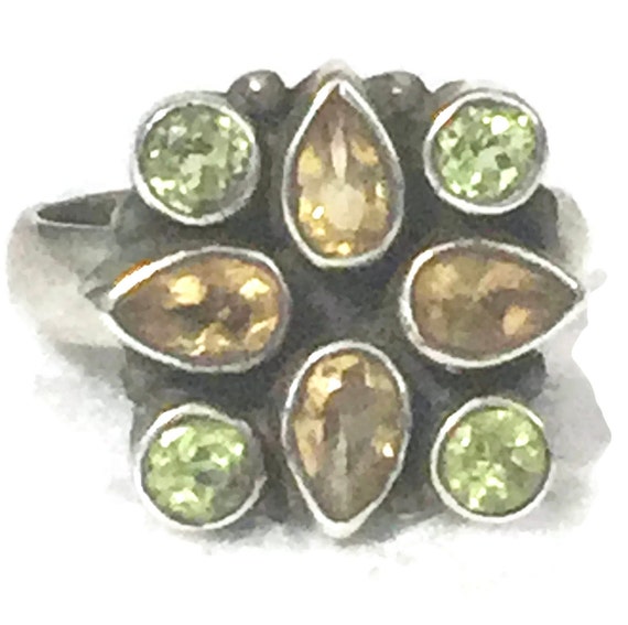 Vintage Peridot Ring Size 5 Minus Women Ring Size… - image 5