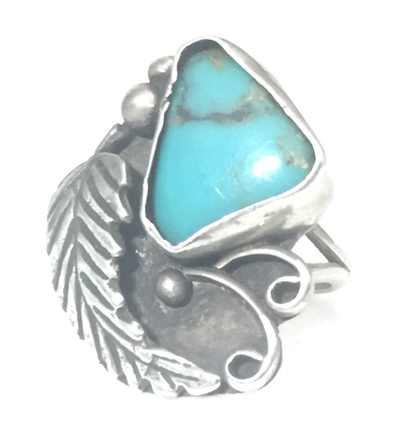 Women Navajo Ring Size 5 Plus Navajo Women Ring S… - image 9