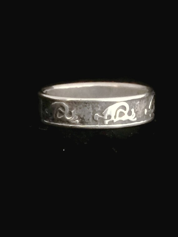 kokopelli ring sterling silver
