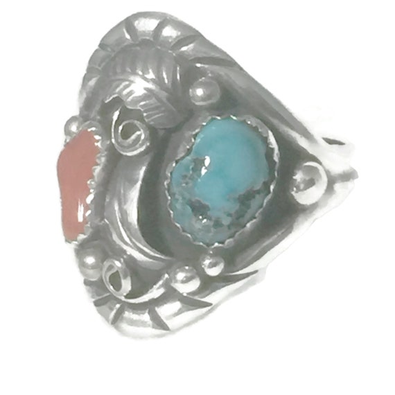 Men Navajo Ring Size 11 Plus Navajo Men Ring Size… - image 9