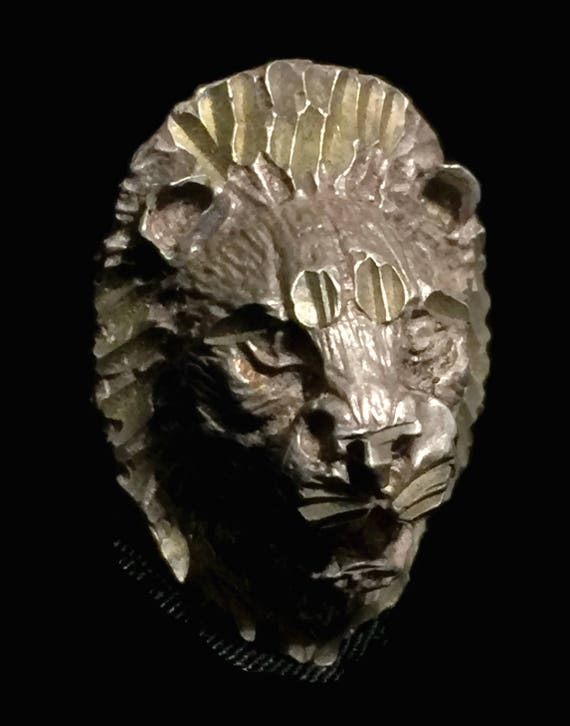 Men Lion Ring Size 9 Plus Men Lion Band Size 9 Vi… - image 5