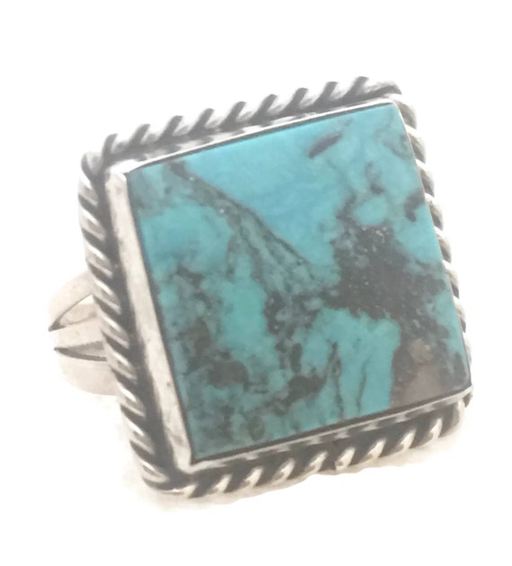 Vintage Sterling Silver Ring Native American Ring… - image 6