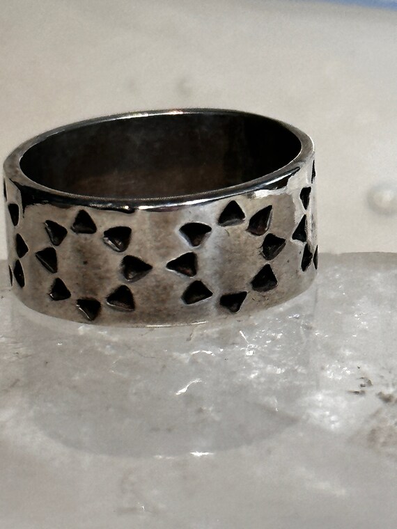 Sun ring celestial band size 6.50 sterling silver… - image 3