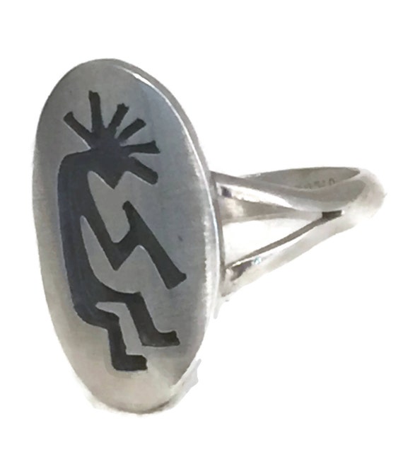 Vintage Sterling Silver Ring Women Fertility Hand… - image 9